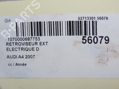 Ryggespeil høyre AUDI A4 B7 Avant (8ED) 2.0 TDI (140 hp) 30797587