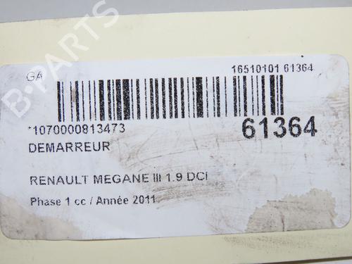 Starter RENAULT MEGANE III Hatchback (BZ0/1_, B3_) 1.9 dCi (BZ0N, BZ0J) | BP39893798M8 - Image 6