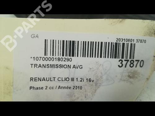 Left front driveshaft RENAULT CLIO III (BR0/1, CR0/1) 1.2 16V (BR02, BR0J, BR11, CR02, CR0J, CR11) | BP9604883M38