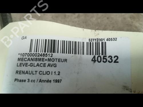 Used Front left window mechanism RENAULT CLIO I (B/C57_, 5/357_) 1.2 (5/357Y, 5/357K) (58 hp) 9609298