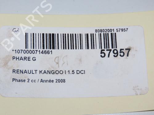 Left headlight RENAULT KANGOO Express (FC0/1_) 1.5 dCi (FC1E) | BP33008151C28 - Image 3