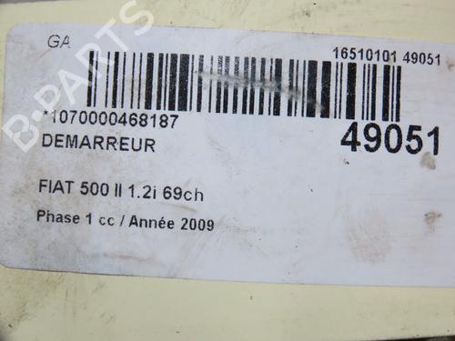 Starter FIAT 500 (312_) 1.2 (312AXA1A) | BP18153349M8 