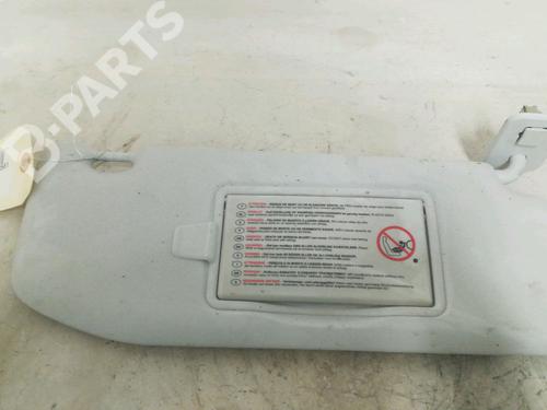 Used Right sun visor PEUGEOT 208 I (CA_, CC_) 1.6 HDi (92 hp) 9606297
