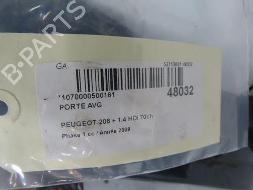 Left front door PEUGEOT 206+ (2L_, 2M_) 1.4 HDi eco 70 | BP26404405C2 