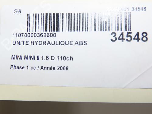ABS pump MINI MINI (R56) Cooper D | BP30265368M43