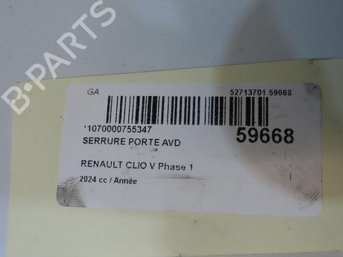 Front right lock RENAULT CLIO V (B7_) 1.0 TCe 90 (B7MT) | BP39519054C97 - Image 6
