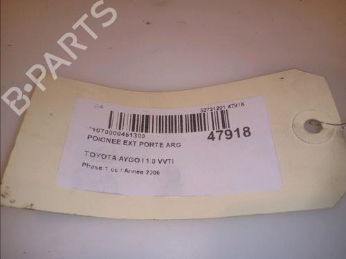 Rear left exterior door handle TOYOTA AYGO (_B1_) 1.0 (KGB10_, KGB10R) | BP15076793C130 