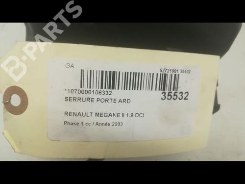 Rear right lock RENAULT SCÉNIC II (JM0/1_) 1.9 dCi (JM0G, JM12, JM1G, JM2C) | BP9597585C99 