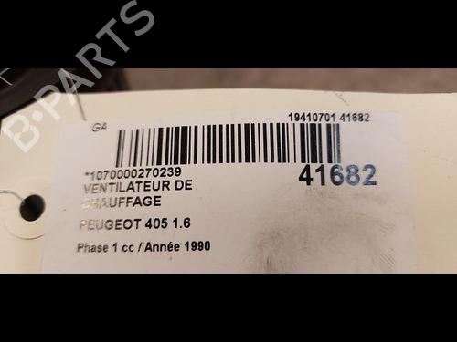 Used Heater blower motor PEUGEOT 405 I (15B) 1.6 (94 hp) 23172526