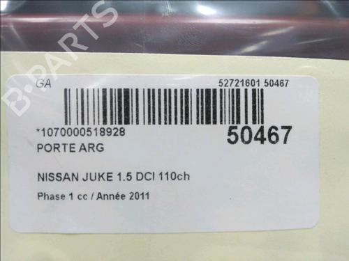 Left rear door NISSAN JUKE (F15) 1.5 dCi | BP18953702C4