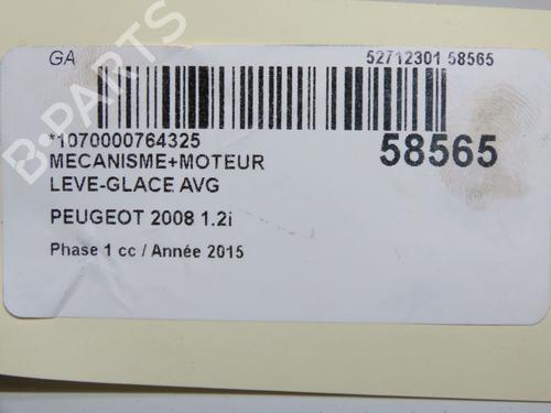 Front left window mechanism PEUGEOT 2008 I (CU_) 1.2 VTi | BP36583025C22 - Image 5
