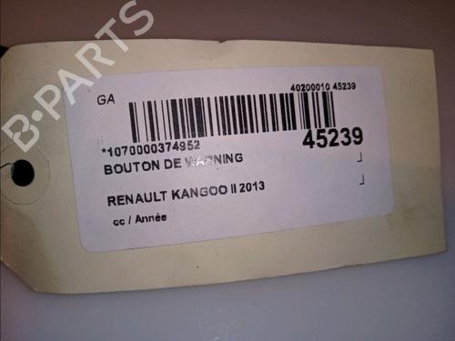 Used Warning switch RENAULT KANGOO Express (FW0/1_) 1.5 dCi 110 (FW06, FW12) (110 hp) 11100822