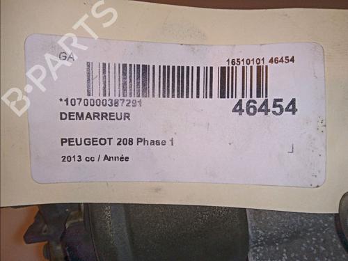 Used Starter PEUGEOT 208 I (CA_, CC_) 1.6 HDi (92 hp) 11418089