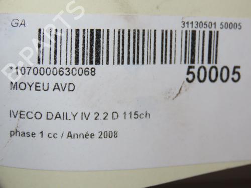 Left front steering knuckle IVECO DAILY III Van 35 C 12 V, 35 S 12 V (AGKA43A2, AGKB43A2, AGKB46A2,... | BP28829812M25