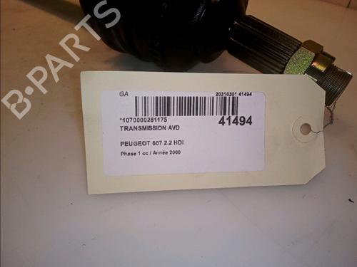 Used Right front driveshaft PEUGEOT 607 (9D, 9U) 2.2 HDi (133 hp) 23172760