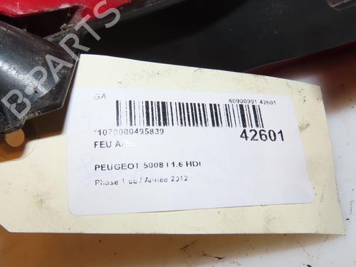 Left taillight PEUGEOT 5008 (0U_, 0E_) 1.6 HDi | BP16688398C34 