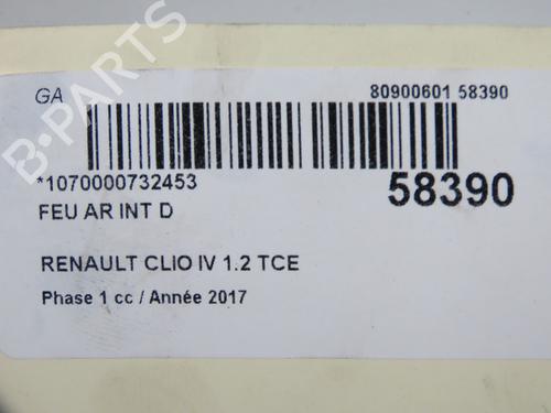 Used Right tailgate light Right tailgate light RENAULT CLIO IV (BH_) 1.2 TCe 120 (BHAU) (118 hp) 33728173 33728173