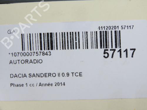 Radio DACIA SANDERO II TCe 90 (B8M1, B8MA, B8AC) | BP36310477E6  - Image 7