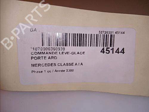 Used Right rear window switch Right rear window switch MERCEDES-BENZ A-CLASS (W168) A 170 CDI (168.008) (90 hp) 11103073 11103073