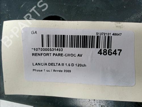 Front bumper reinforcement LANCIA DELTA III (844_) 1.6 D Multijet (844.AXC11, 844.AXC1A) | BP18646052C109 