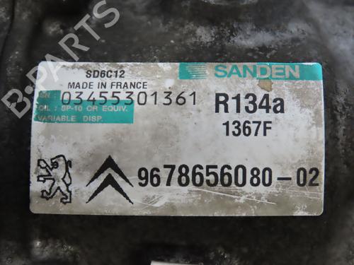 Used AC compressor PEUGEOT 5008 (0U_, 0E_) 1.6 HDi (114 hp) 28829278