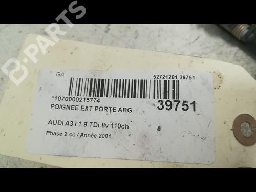 Venstre bak utvendig håndtak AUDI A3 (8L1) 1.9 TDI | BP9605981C130 