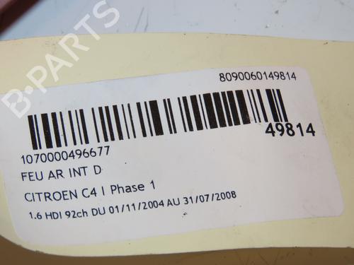 Højre baglygte bagklap Højre baglygte bagklap 38713756 38713756