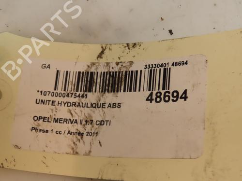 ABS pump OPEL MERIVA B MPV (S10) 1.7 CDTI (75) | BP33032129M43  - Image 5