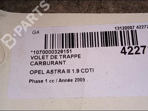Tanklokket OPEL ASTRA H (A04) 1.9 CDTI 16V (L48) | BP9619029C131 