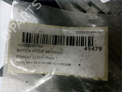 Gearbox RENAULT CLIO III (BR0/1, CR0/1) 1.5 dCi (BR17, CR17) | BP17527732M3 