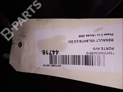 Left front door RENAULT VEL SATIS (BJ0_) 2.2 dCi (BJ0E, BJ0F) | BP10151473C2 