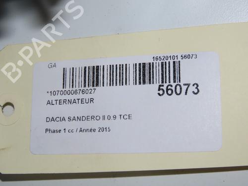 Alternador DACIA SANDERO II TCe 90 (B8M1, B8MA, B8AC) (90 hp) 31274308