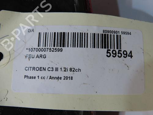 Left taillight CITROËN C3 III (SX) 1.2 VTi 82 | BP38256295C34 - Image 5