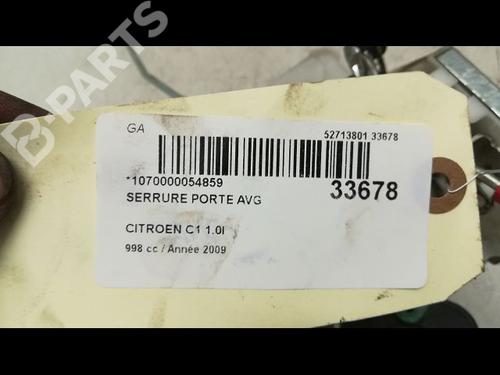 Front left lock CITROËN C1 (PM_, PN_) 1.0 | BP9594357C98 
