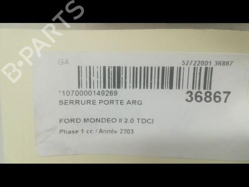 Rear left lock FORD MONDEO III (B5Y) 2.0 16V TDDi / TDCi | BP9600577C100