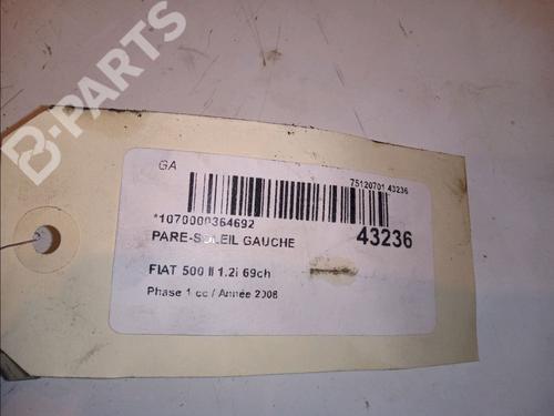 Left sun visor FIAT 500 (312_) 1.2 (312AXA1A) | BP11103999I1 