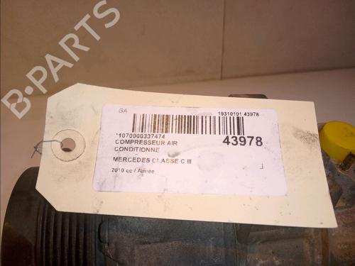 Used AC compressor MERCEDES-BENZ C-CLASS T-Model (S204) C 200 CDI (204.201) (136 hp) 14950492