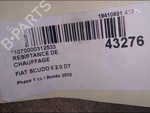 Heater resistor FIAT SCUDO Van (270_, 272_) 2.0 D Multijet | BP11677435M108 