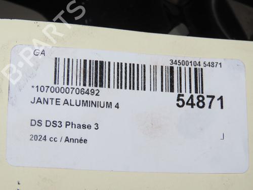 Llanta DS DS 3 / DS 3 CROSSBACK (UR_, UC_, UJ_) 1.2 PureTech 130 (URHNSS) (131 hp) 31865256