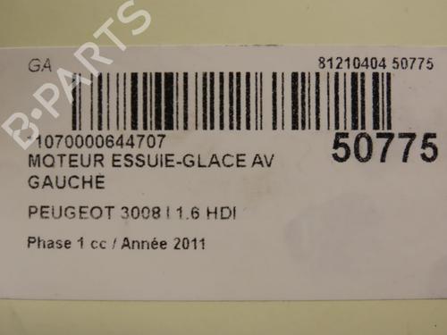 Front wiper motor PEUGEOT 3008 I MPV (0U_) 1.6 HDi | BP28833016M29 