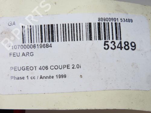 Used Left taillight Left taillight PEUGEOT 406 Coupe (8C) 2.0 16V (135 hp) 40026402 40026402