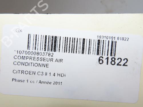 AC compressor CITROËN C3 II (SC_) 1.4 HDi 70 (SC8HZC, SC8HR0, SC8HP4) | BP39756442M34  - Image 5