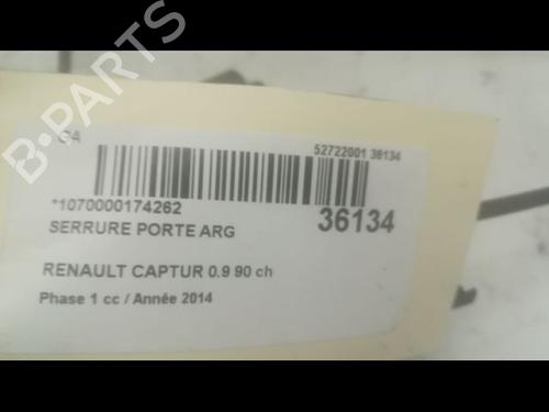 Used Rear left lock RENAULT CAPTUR I (J5_, H5_) 0.9 TCe 90 (90 hp) 9602155