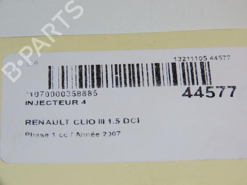 Injector RENAULT CLIO III (BR0/1, CR0/1) 1.5 dCi (BR0H, CR0H, CR1S, BR1S) | BP11098968M100 