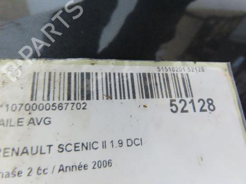 Used Left front fenders RENAULT SCÉNIC II (JM0/1_) 1.9 dCi (JM14) (131 hp) 28830963