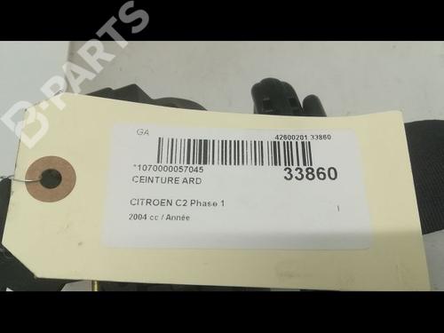 Rear right belt tensioner CITROËN C2 (JM_) 1.4 | BP9594630C90 