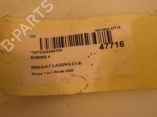 Used Ignition coil RENAULT LAGUNA II (BG0/1_) 1.8 16V (BG04, BG0B, BG0C, BG0V) (117 hp) 16769440