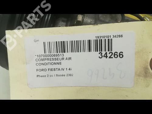 AC compressor FORD FIESTA V (JH_, JD_) 1.4 16V | BP9597741M34 