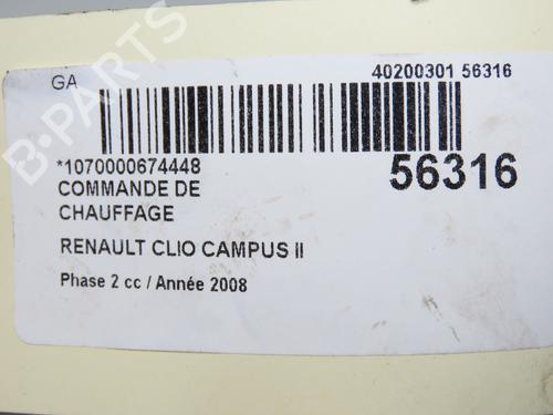 Used Climate control RENAULT CLIO II (BB_, CB_) 1.2 (BB0A, BB0F, BB10, BB1K, BB28, BB2D, BB2H, CB0A,... (58 hp) 32076108