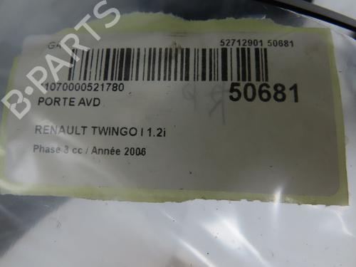 Right front door RENAULT TWINGO I (C06_) 1.2 16V (C06C, C06D, C06K) | BP28968549C3 